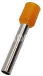 Presuojamas izoliuotas antgalis 4mm2/12AWG laidui, varis, oranžinis, 100 vnt.