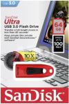 SanDisk Ultra USB 3.0 RED 64GB SDCZ48-064G-U46R