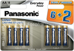 Panasonic Everyday Power battery LR6EPS/8B (6+2)