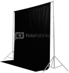 Caruba Achtergronddoek 3x6m Zwart