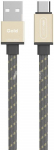 Allocacoc USBcable | USB C Flat Gold