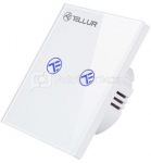 Tellur Smart WiFi switch, SS2N 2 port 1800W 10A