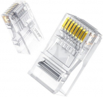 Modular Plugs RJ45 Cat 6 UGREEN 50961, 10-pack (transparent)