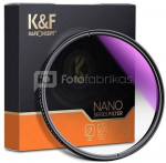 K&F 52MM Nano-X Soft Graduated ND8 Filter, HD, Waterproof, Anti Scratch, Blue Coated