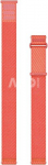 Garmin watch strap Quick Release ComfortFit Fabric 20mm, coral/red pink