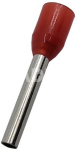 Presuojamas izoliuotas antgalis 6mm2/10AWG laidui, varis Red, 100 vnt.
