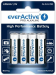 Baterijos LR6 everActive Pro Alkaline LR6 4xAA