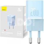 Mini wall charger Baseus GaN5 20W (blue)