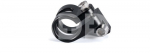 Tilting 15mm Side Single Rod Holder Type II - Black