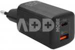 Qoltec GaN ULTRA 65W charger 5V 20V, 2.25A 3.25A