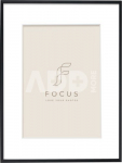 Focus Aster Black 18x24