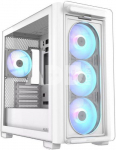 Case|ASUS|A23 PLUS|MidiTower|Case product features Transparent panel|MicroATX|MiniITX|Colour White|A23PLUSTG/ARGBWHITE