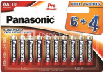 Panasonic Pro Power battery LR6PPG/10B (6+4pcs)