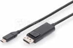 DIGITUS USB Type-C Gen2 Adapter/ Convertercable Type-C to DP