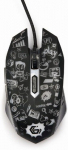 Gembird Optical LED mouse MUS-6B-GRAFIX-01 Black