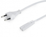 CABLE POWER EU 1.8M/WHITE PC-184/2-W GEMBIRD