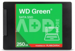 SSD|WESTERN DIGITAL|Green|250GB|3D NAND|Read speed 545 MBytes/sec|2,5"|MTBF 2000000 hours|WDS250G5G0A