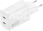 PDPlug Dual 45W GaN 2xC White