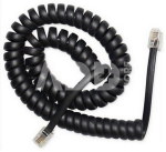 Telephone Handset Spiral Cord RJ10 (4P4C) 2 m