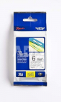 Brother labelling tape TZE-111 clear/black 6 mm