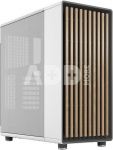 Fractal Design North Chalk White, Power supply included No