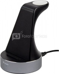 Verbatim WCS-02 Aluminium 2-in-1 Qi Wireless+Apple Watch Charger