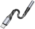Adapteris HOCO USB Type-C (M) - ausinių jungtis 3.5mm (F)