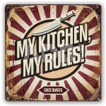 Zep Wall Art My Kitchen LL695 30x30 cm