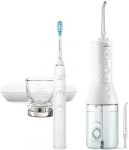 Philips | Oral irrigator + Electric toothbrush | HX3886/41 DiamondClean 9000 | Rechargeable | For adults | Number of brush heads included 1 | Number of teeth brushing modes 2 | White