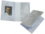 1x100 Daiber Folders Passport Photograph, grey, 31x42 mm