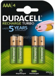 Batteries NiMH Duracell 900 mAh LR03/AAA 4 pcs