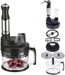 Camry Blender CR 4623 Hand Blender, 1600 W, Number of speeds Variable, Turbo mode, Chopper, Ice crushing, Black