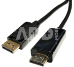 Kabelis DisplayPort - HDMI, 1080P, 3m
