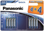 Panasonic Evolta battery LR03EGE/8B (4+4pcs)