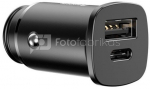 Baseus Square Car Charger PPS QC4.0 / PD3.0 5A 30W (Black)