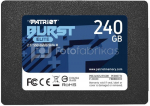SSD|PATRIOT|Burst Elite|240GB|SATA 3.0|3D NAND|Write speed 320 MBytes/sec|Read speed 450 MBytes/sec|2,5"|TBW 100 TB|PBE240GS25SSDR