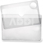 Carson Pocket Magnifier WM-01 2.5x Credit Card Size Magnifier with 6x Spot Lens