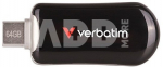 Verbatim Plectra Black 64GB USB-C Flash Drive 30224