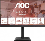 AOC U27E4CV | 27 " | IPS | UHD | 16:9 | 60 Hz | 4 ms | 3840 x 2160 pixels | 400 cd/m&sup2; | HDMI ports quantity 2 | Black