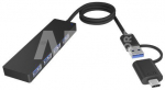 ICY BOX IB-HUB1424-C3 4-Port USB Type-A Hub