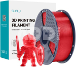 PLA+ Filament 1kg Transparent Red