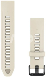 Garmin watch strap QuickFit 20mm fenix 9 Pro, cream/french grey