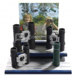 Konus Display with Top Card including binoculars