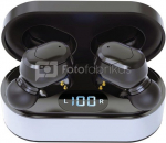 Platinet earphones Sport + charging station PM1050 Vibe, black