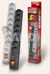 Acar Surge protector S8 3M, grey