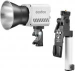 Godox ML60II BI Portable LED Light (Bi Color) with AK B02 Holding Handle and Battery Support Kit