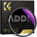 K&F Concept K&F 82MM Nano-X Soft Graduated ND8 Filter, HD, Waterproof, Anti Scratch, Blue Coated