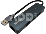 Adapteris USB-A - 3x USB 3.0, RJ45