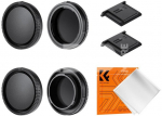 K&F Concept K&F Sony E-mount Body Cap*2 + Lens Rear Cap*2 + Hot Shoe Cap*2 + Cleaning Cloth*1