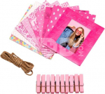 Kodak Barbie frame squares, clips and string